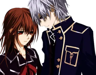 😣 Anime, Manga, Pareja, Romance, Uniforme telegram sticker