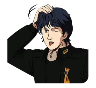 😜 Anime, Mangá, Personagem, Ilustração, Arte, Japonês telegram sticker