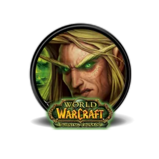 ❤ World of Warcraft: The Burning Crusade world of warcraft, burning crusade, elfe, fantasy, jeu telegram sticker
