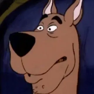 😐 Scooby-Doo Scooby Doo, cartoon, dog, character telegram sticker