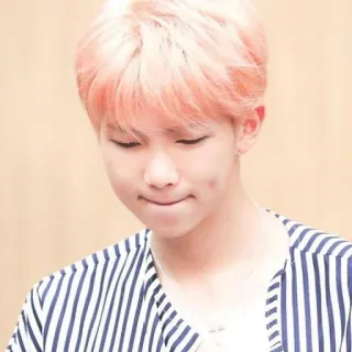 🐾 RM RM, BTS, K-pop, penyanyi, orang, musik, pria whatsapp sticker