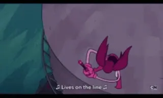⚔ Spinel Steven Universe Lives on the line cartoon, musical, liedje, animatie, film telegram sticker