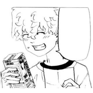 ☺️ 18+ Anime, Manga, Cartone animato, Personaggio, Bolla whatsapp sticker