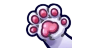 🐾 bàn chân mèo, động vật, dễ thương telegram sticker