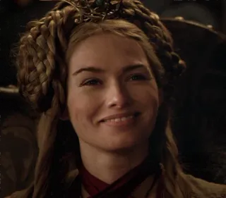 🌞 Cersei Lannister Game of Thrones Cersei Lannister, Game of Thrones, Lena Headey, Reine, Fantaisie, Série TV telegram sticker