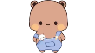 🫖 oso, panda, lindo, dibujos animados telegram sticker