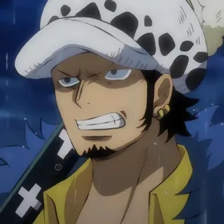 🩺 Trafalgar Law One Piece Anime, One Piece, Trafalgar Law, Charakter, Pirat, Kapitän telegram sticker