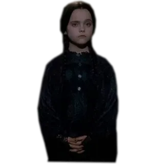 😕 Wednesday Addams The Addams Family Mercredi Addams, Famille Addams, Gothique, Sombre, Christina Ricci, Morose telegram sticker