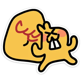 💪 Cartoon, Tier, Figur, Niedlich telegram sticker