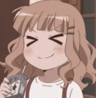 ✨ Anime, Cartoon, Getränk, Trinken, Charakter, Mädchen telegram sticker