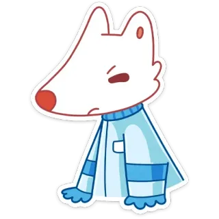 😠 Hund, Tier, süß, Aufkleber, Cartoon, Figur telegram sticker