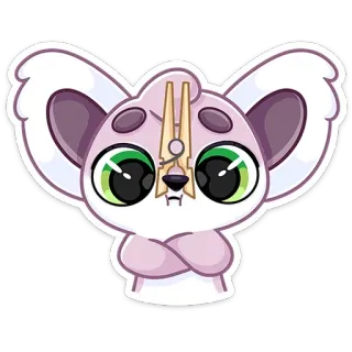 🤢 만화, 동물, 귀여운, 코알라, 웃긴, 스티커 telegram sticker