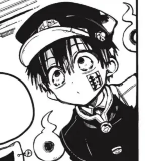 🥢 Hanako Toilet-Bound Hanako-kun anime, manga, hanako kun, ghost, supernatural, kawaii, cute telegram sticker