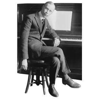 👈 man, piano, portrait, sitting, music, composer, musician, vintage telegram sticker
