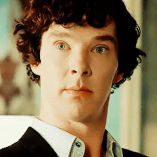 🔎 Sherlock Holmes sherlock, benedict cumberbatch, acteur, portrait, visage whatsapp sticker