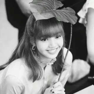 🖤 Lisa Lisa, Blackpink, K-pop, ca sĩ, thần tượng, phụ nữ, lá telegram sticker