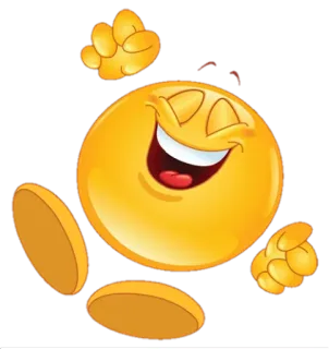 😂 Emoji, Tertawa, Kegembiraan, Senang, Smiley, Perayaan telegram sticker