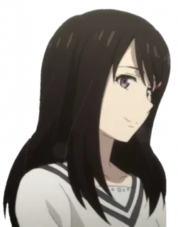 😒 anime, girl, woman, portrait, character telegram sticker