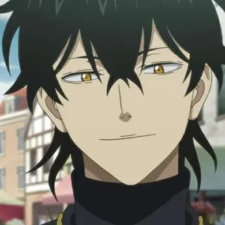 🥑 Yuno Black Clover Anime, Black Clover, Yuno, Mangá, Magia, Mago, Personagem, Fanart telegram sticker