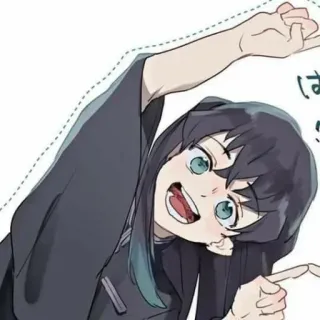 ☁️ Muichiro Tokito Demon Slayer はーい Anime, Muichiro Tokito, Demon Slayer, Manga whatsapp sticker