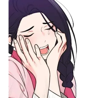 💁‍♀️ 울음, 슬픈, 여자, 감정적인, 만화, 애니메이션, 눈물 telegram sticker
