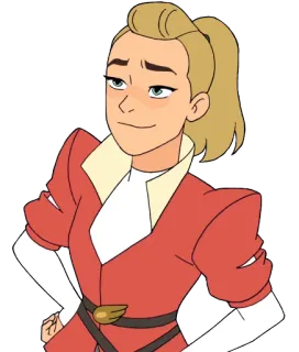 😏 Adora She-Ra and the Princesses of Power cartoon, animation, character, adora, she-ra, princess, power telegram sticker