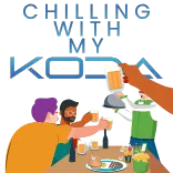 👍 CHILLING WITH MY KOOLA chilling, drinking, friends, beer, koola telegram sticker