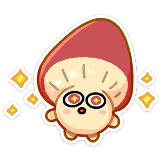 🤩 seta, dibujos animados, lindo, brillante telegram sticker