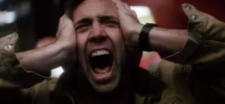 🥃 Nicolas Cage scream, stress, panic, actor, movie telegram sticker