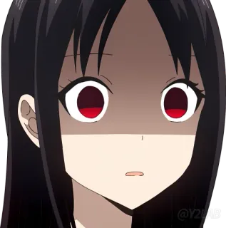 😧 Kaguya Shinomiya Kaguya-sama: Love Is War аниме, в шоке, удивлен, Кагуя, Синомия, Любовь это война, смешно telegram sticker