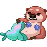 Hotter Otter telegram stickers