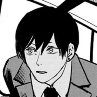 😃 Aki Hayakawa Chainsaw Man 动漫, 漫画, 早川秋, 电锯人 whatsapp sticker