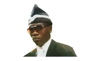 🥴 抬棺舞, 跳舞, 迷因, 加纳, 葬礼 telegram sticker