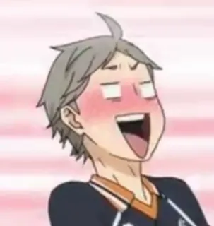 🤡 Sugawara Koshi Haikyuu!! Anime, Haikyuu, Sugawara, Kawaii, Słodkie telegram sticker