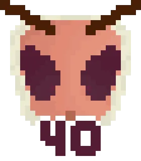 ❓ YO 像素画, 骷髅, 电子游戏, 面具, 鹿角, 怪物 telegram sticker