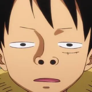 👒 Monkey D. Luffy One Piece Anime, Luffy, One Piece, Personaje, Divertido telegram sticker