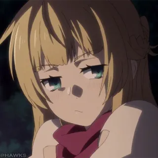 ⚔️ Anime, Meisje, Blond, Schattig, Manga, Personage, Vrouw telegram sticker