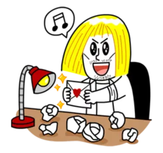 🌝 surat cinta, pos, musik, surat, romansa telegram sticker