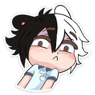 шизо by @kvixslin telegram stickers