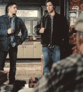 ✌ Dean Winchester Supernatural serial, nadprzyrodzone, brat, walka whatsapp sticker