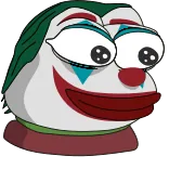 🤡 Joker Joker, Pepe, meme, payaso, gracioso, dibujo animado telegram sticker