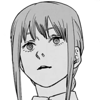 😕 Makima Chainsaw Man Makima, Chainsaw Man, anime, manga, character telegram sticker