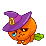 Cat Pumpkin | @Premium_Emojis_Telegram telegram emojis 😢