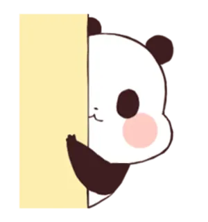 🙂 Panda, Schattig, Cartoon, Dier telegram sticker