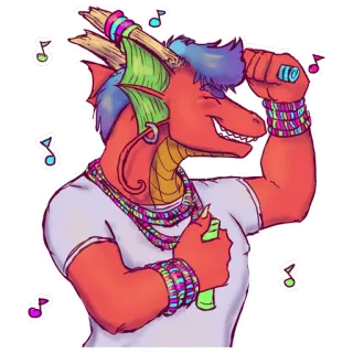 Breezy Dragon whatsapp stickers