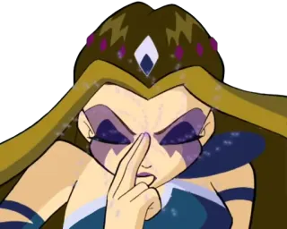 🔮 Icy Winx Club gelado, Winx, Club, desenho animado, dedo telegram sticker