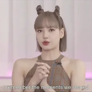 🪶 I remember the moments we shared donna, persona, grigio, verticale, ragazza, interno whatsapp sticker