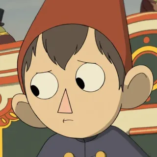 🍫 Wirt Over the Garden Wall 卡通, 沃特, 花园墙外, 角色, 电视剧, 动画 telegram sticker