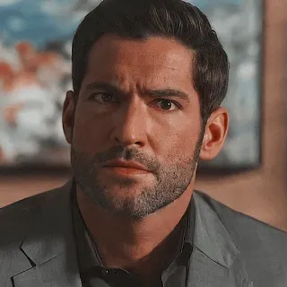 🤔 Lucifer Morningstar Lucifer lucifer, phim, nhân vật, ác quỷ, tom ellis telegram sticker