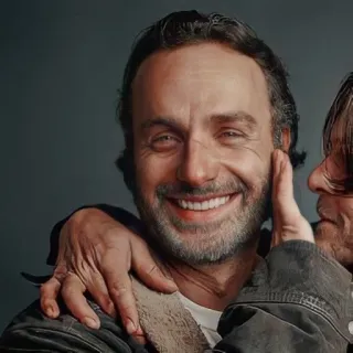 😅 Rick Grimes The Walking Dead Рик Граймс, Ходячие мертвецы, AMC, Зомби, Постапокалипсис whatsapp sticker